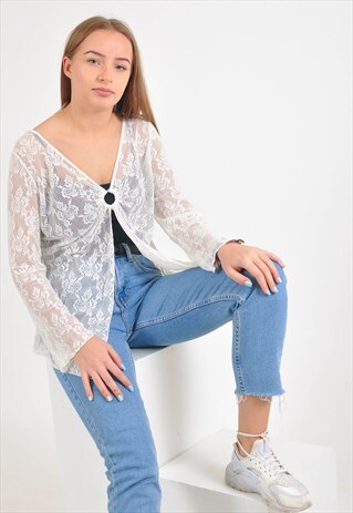 VINTAGE BLOUSE IN WHITE