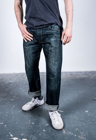 VINTAGE BLUE 501 LEVI'S JEANS