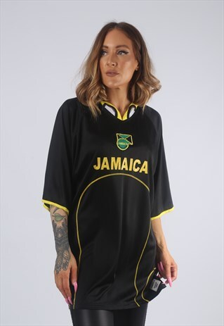 VINTAGE JAMAICA T-SHIRT SPORTS JERSEY TOP 18 XXL (GBI)