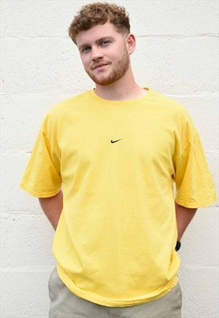 VINTAGE NIKE BRIGHT YELLOW T-SHIRT