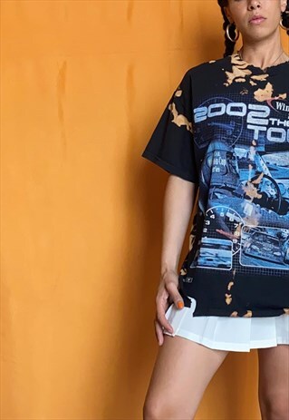 TIE DYE NASCAR VINTAGE REWORKED VINTAGE GRAPHIC T-SHIRT