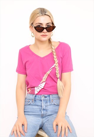 VINTAGE 90S NIKE PINK TOP T-SHIRT