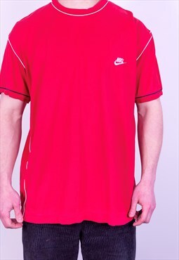 Vintage Nike T-Shirt in Red XL