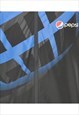 VINTAGE BLACK & BLUE NYLON PEPSI JACKET - XL
