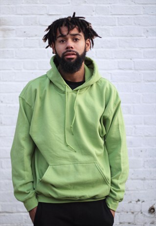 RESTOCK - KIWI GREEN RETRO FIT HOODIE