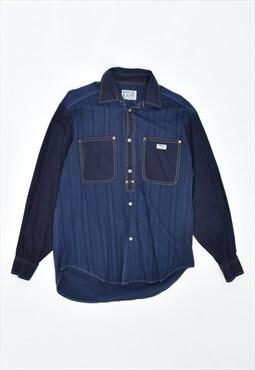 Vintage 90's Replay Shirt Navy Blue
