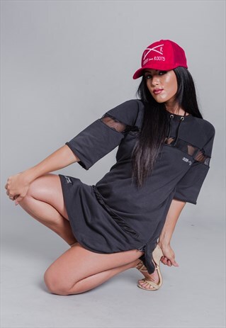UXR RED SUEDE TRUCKER HAT