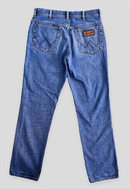 Vintage Wrangler Texas Blue Denim Jeans Straight Leg W34 L32