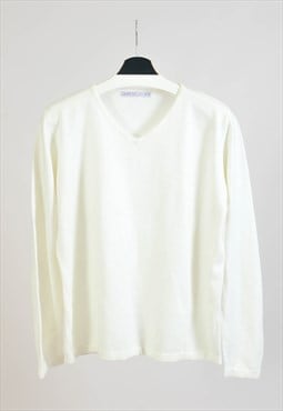 Vintage 90s white jumper