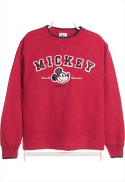 Vintage 90's Disney Sweatshirt Embroidered Crewneck Mickey R