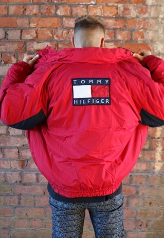 RARE TOMMY HILFIGER REVERSIBLE PUFFER JACKET