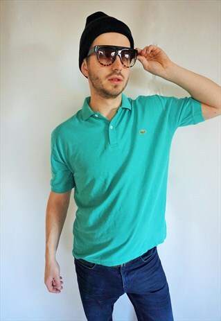 VINTAGE LACOSTE POLO SHIRT SHIRTS T-SHIRT TENNIS GOLF CASUAL