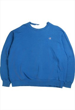 Vintage  Champion Sweatshirt Heavyweight Crewneck Blue