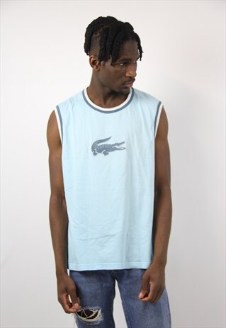 VINTAGE LACOSTE BLUE VEST