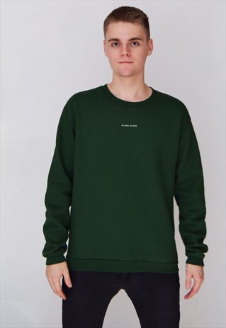 GREEN BROKE ARTIST (WHITE) SWEATSHIRT