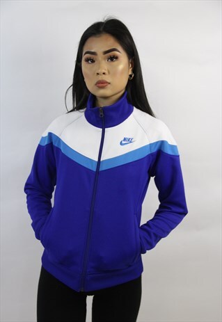 VINTAGE NIKE BLUE SPORTS JACKET