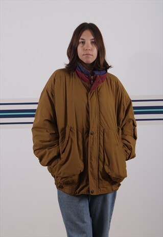 BROWN HIGH NECK COAT