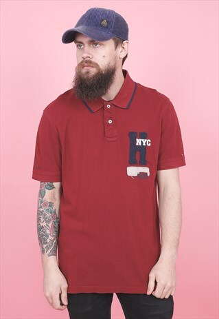 VINTAGE TOMMY HILFIGER POLO SHIRT /R6072
