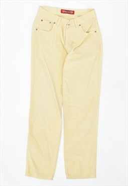 Vintage Skelton Jeans Straight Yellow