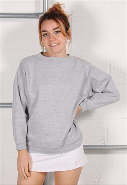 Vintage Gap Sweatshirt in Grey Crewneck Jumper UK 14