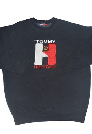 tommy hilfiger big logo jumper