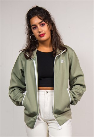 NIKE VINTAGE 90'S GREEN TRACKSUIT JACKET