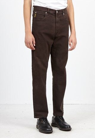 VINTAGE BROWN ARMANI DENIM JEANS