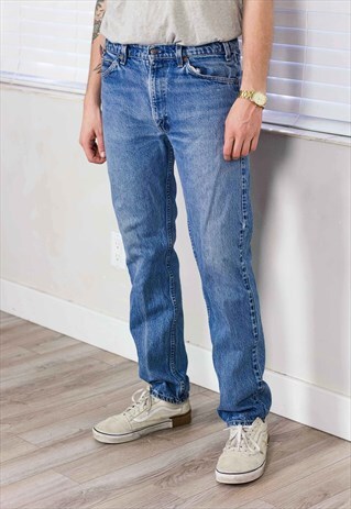 VINTAGE LEVI'S DENIM BLUE JEANS LOGO 90S X 25.7