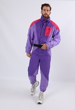 Vintage 90's K2 Full Ski Suit SHORT Length UK M 40" (7BE)