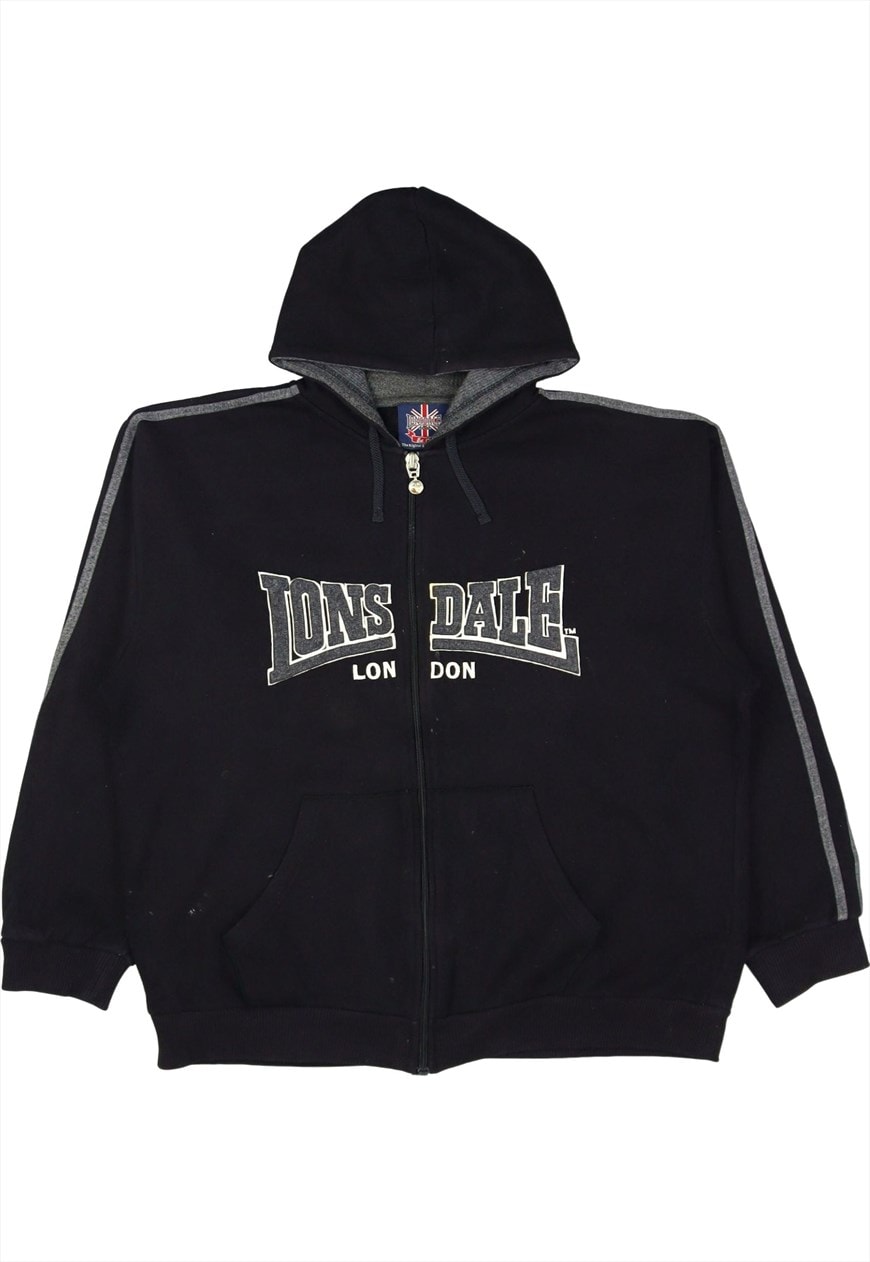 Size chart hoodie outlet lonsdale