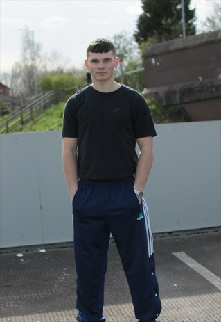 VINTAGE ADIDAS POPPER JOGGERS
