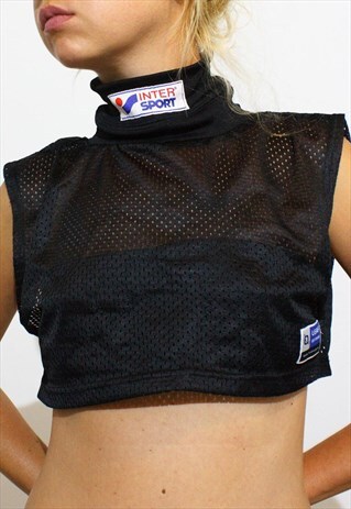 INTERSPORT ATHLETIC BOXER HIGH NECK CROP TOP