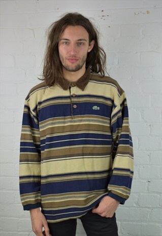 VINTAGE 90'S LACOSTE LONG-SLEEVED POLO SHIRT