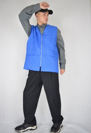 VINTAGE BLUE RAVE GILET