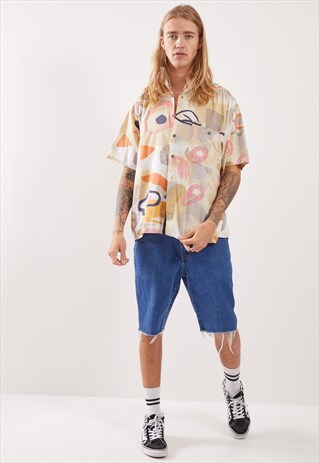VINTAGE PATTERNED FESTIVAL SHORT SLEEVE SHIRT