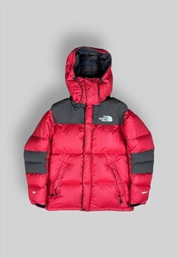 The North Face Baltoro Hooded Puffer Jacket in Red