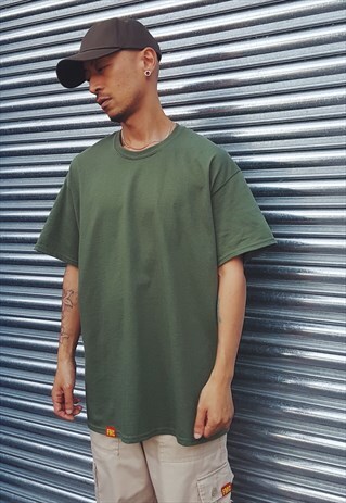 FMC OVERSIZED BAGGY T-SHIRT OLIVE GREEN