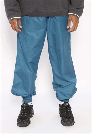 VINTAGE PUMA TRACK BOTTOMS BLUE