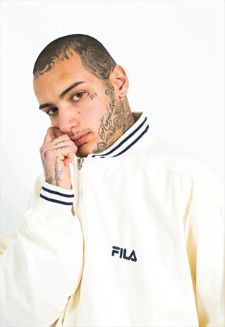 VINTAGE 80S FILA BOMBER JACKET / S4711