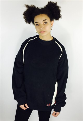 NIKE BLACK SWOOSH SWEATSHIRT