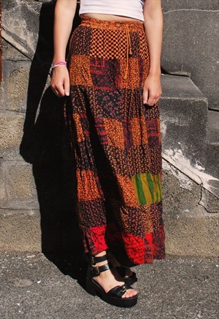 BOHO MIDI SKIRT