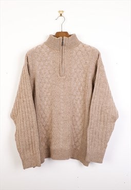 Vintage Unbranded Knitwear Jumper in Brown