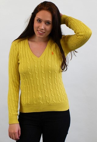 RALPH LAUREN V NECK JUMPER