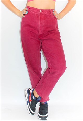 red 501 jeans