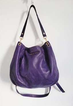 Michael Kors Purple Leather Bag, Purple Michael Kors Bag