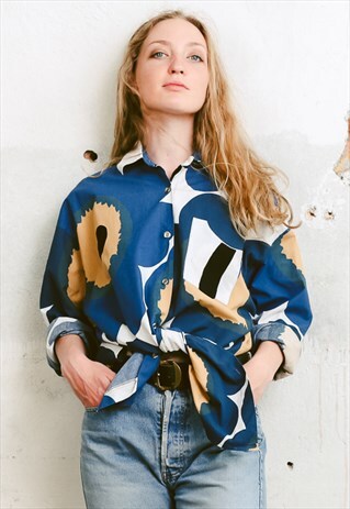 VINTAGE PATTERNED MARIMEKKO SHIRT