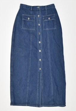 Vintage 90's Skirt Denim Navy Blue