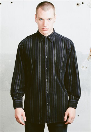 VINTAGE 90S STRIPED CORDUROY SHIRT