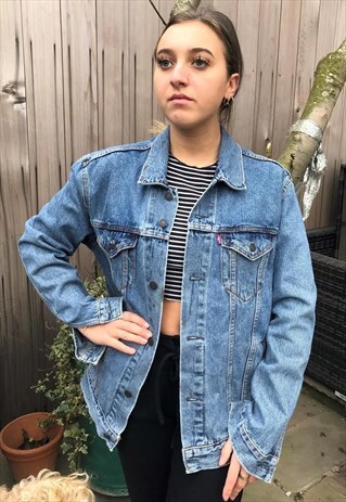 OVERSIZED VINTAGE 90'S LEE DENIM JACKET