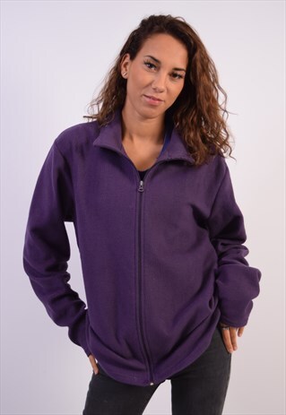 VINTAGE KAPPA FLEECE JACKET PURPLE